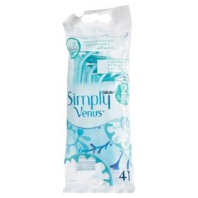 Gillette Simply Venus 2 blades Razor 4 Pcs Set