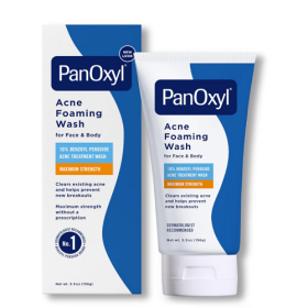 PanOxyl Acne Foaming Wash With Benzoyl Peroxide 10% 156g