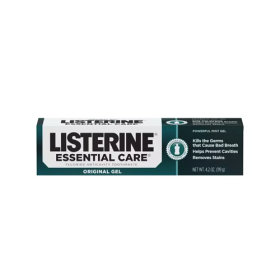 Listerine Essential Xare Fluoride Anticavity Toothpaste Original Gel - 119g