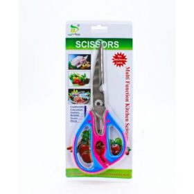 Hotyes Multi-Function Stainless Steel Kitchen Scissors – Heavy Duty Poultry Shears with Built-in Nutcracker & Bottle Opener